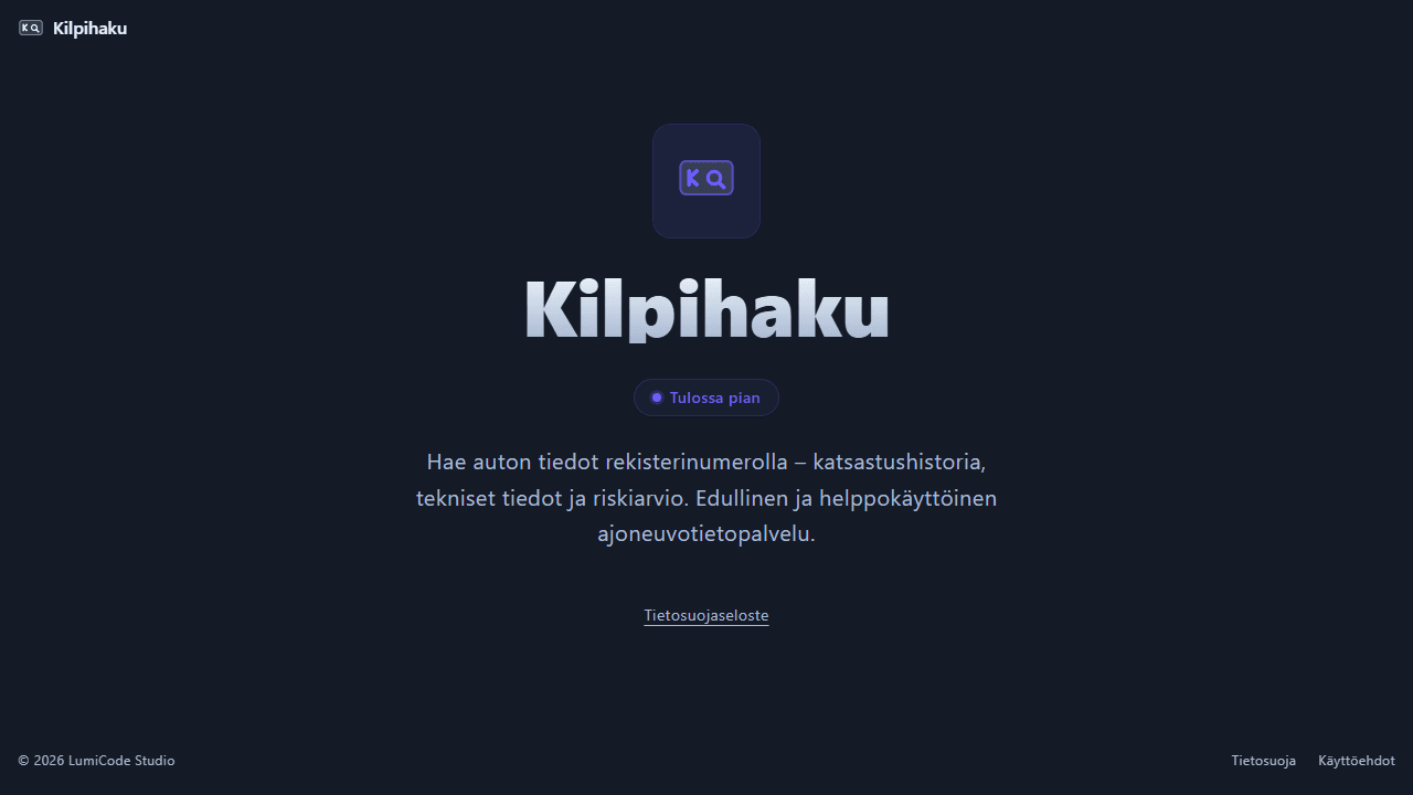 Kilpihaku etusivu